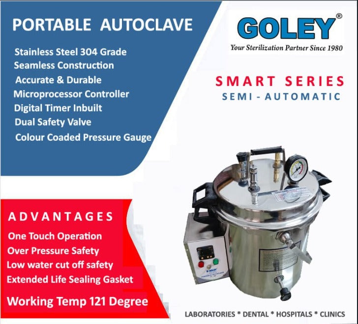 Autoclave Cooker Type 25lt Semi Automatic
