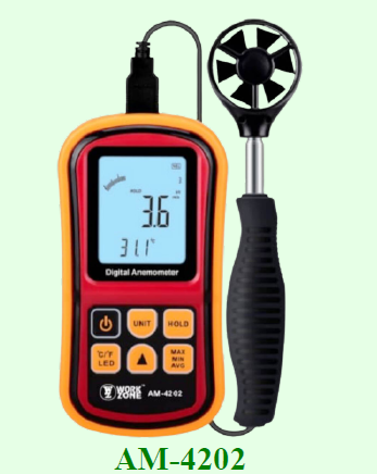 Portable Anemometer Workzone - AM4202